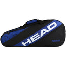 HEAD Tennistas Team S Racketbag Zwart Blauw Voorkant