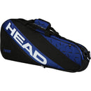 HEAD Tennistas Team S Racketbag Zwart Blauw Zijkant