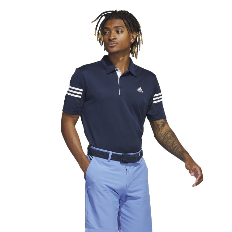 Adidas Poloshirt 3-Stripes Heren Navy
