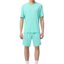 Head T-shirt Slice 2 Heren Turquoise