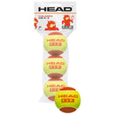 Head Tennisballen Stage 3 Rood 3 Ballen