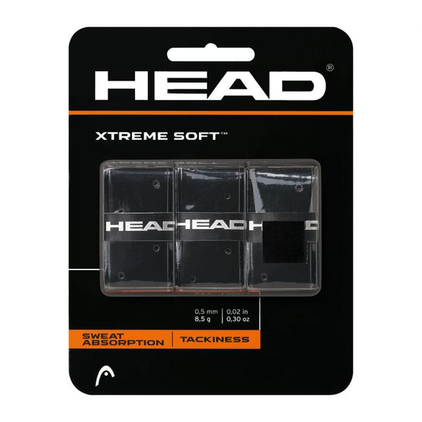 HEAD Overgrip Xtreme Soft Zwart 3 Pack