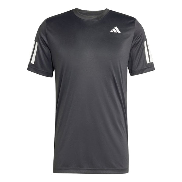 Adidas Club 3-Stripe T-Shirt Heren Zwart