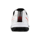 Mizuno Tennisschoen Padelschoen Exceed Star CC Junior Wit Rood