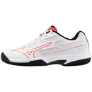 Mizuno Tennisschoen Padelschoen Exceed Star CC Junior Wit Rood