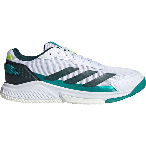 Adidas Padelschoen Courtquick Padel Heren Wit Groen