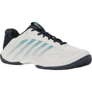 K-Swiss Tennisschoen Padelschoen Hypercourt Express 3 Clay Heren Wit Blauw Zijkant