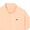 Lacoste Polo Tennis Novak Djokovic On Court Heren Oranje Rechts