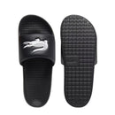 Lacoste Slippers Serve Slide 1.0 Heren Zwart Wit Bovenkant