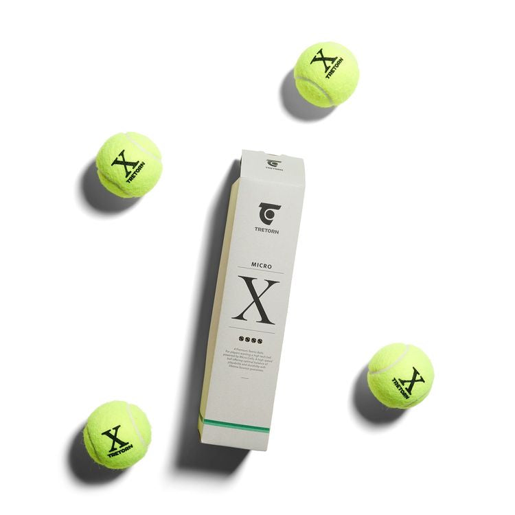 Tretorn Tennisballen Micro X Drukloos Doos 30 x 4 Ballen