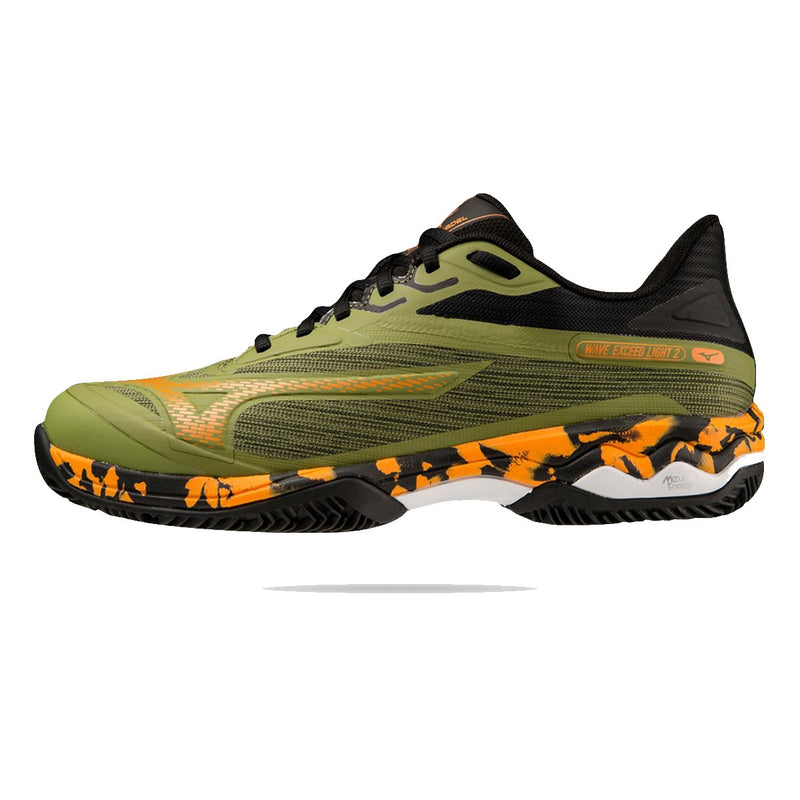 Mizuno Padelschoen Tennisschoen Wave Exceed Light 2 Heren Groen