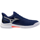 Mizuno Tennisschoen Padelschoen Wave Exceed Tour 7 CC Heren Blauw Wit Buitenkant