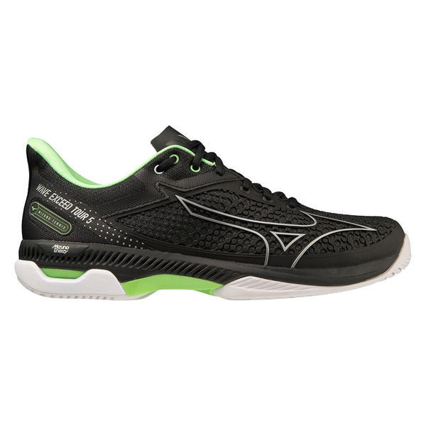 Mizuno Tennisschoen Padelschoen Wave Exceed Tour 5 CC Heren Zwart