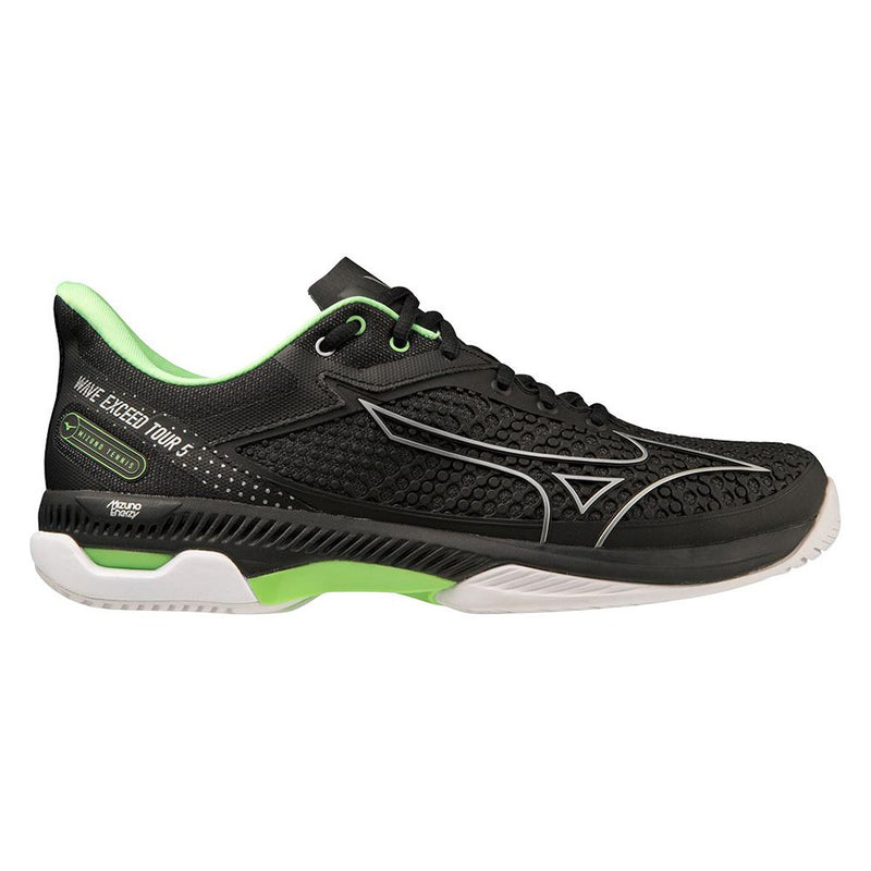 Mizuno Tennisschoen Padelschoen Wave Exceed Tour 5 CC Heren Zwart