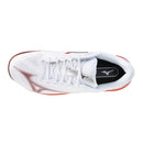 Mizuno Tennisschoen Padelschoen Wave Exceed Court CC Heren Wit Rood