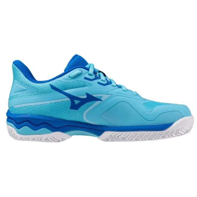 Mizuno Tennisschoen Padelschoen Wave Exceed Light 2 Dames Blauw Wit