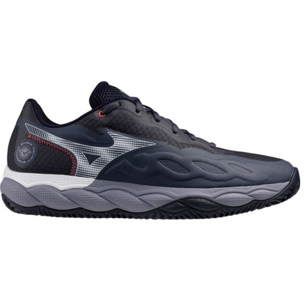 Mizuno Tennisschoen Padelschoen Wave Enforce Court CC Heren Antraciet