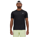 New Balance T-Shirt Athletics Heren Zwart