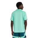 New Balance Polo Tournament Novelty Heren Groen Achterkant