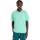 New Balance Polo Tournament Novelty Heren Groen Voorkant