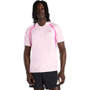 New Balance Polo Tournament Novelty Heren Roze Voorkant