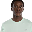New Balance T-Shirt Athletics Heren Light Green