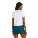 New Balance T-Shirt Practice Dames Wit Achterkant