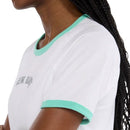 New Balance T-Shirt Practice Dames Wit Linksboven