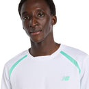 New Balance T-Shirt Tournament Novelty Heren Wit