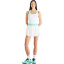 New Balance Tanktop Tournament Novelty Dames Wit Groen Outfit Totaal