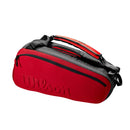 Wilson Tennistas Super Tour Clash V2 6 Pack Rood Zwart 