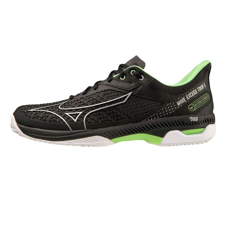 Mizuno Tennisschoen Padelschoen Wave Exceed Tour 5 CC Heren Zwart