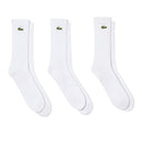 Lacoste Lacoste Sportsokken Heren Wit 3 Paar