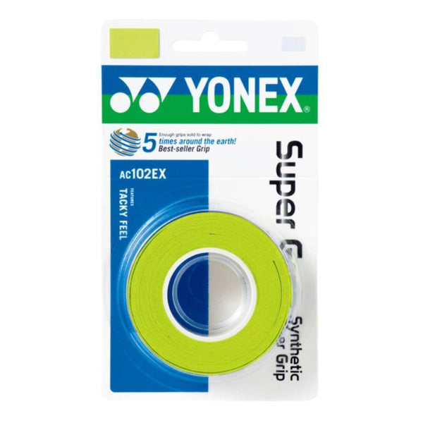 Yonex Overgrip Super Grap Lichtgroen 3 Pack