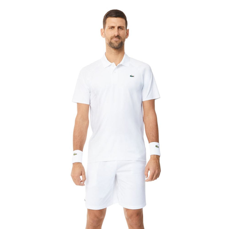 Lacoste Short Sport Novak Djokovic Stretch Heren Wit