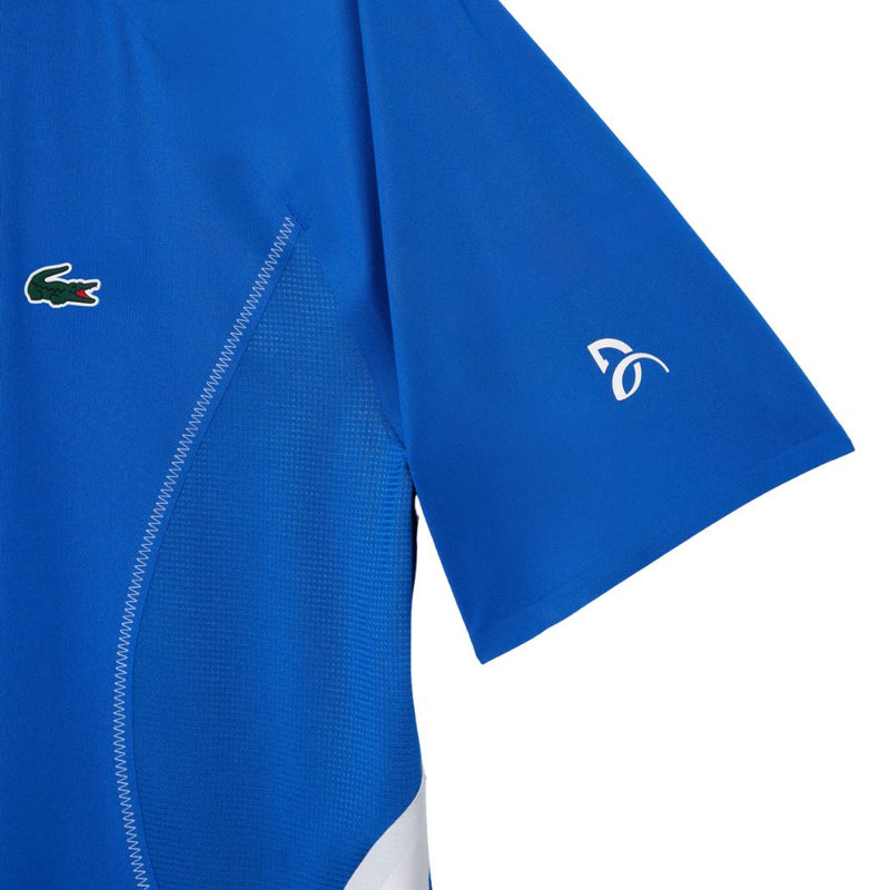 Lacoste Polo Shirt Sport Novak Djokovic Ultra-Dry Heren Blauw