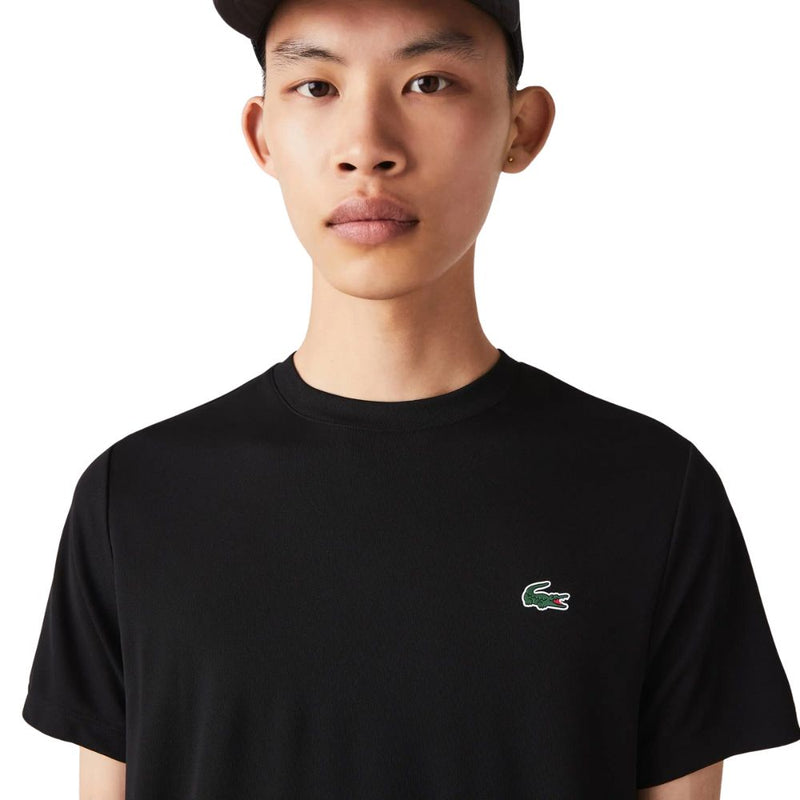 Lacoste T-Shirt Sport Ronde Hals Heren Zwart