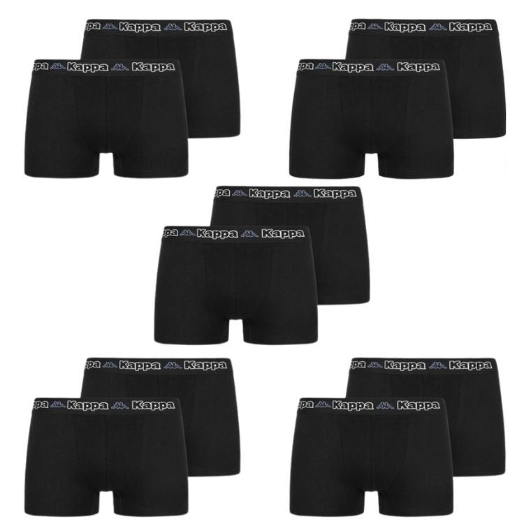 Kappa Boxershort Heren Zwart 10 Pack