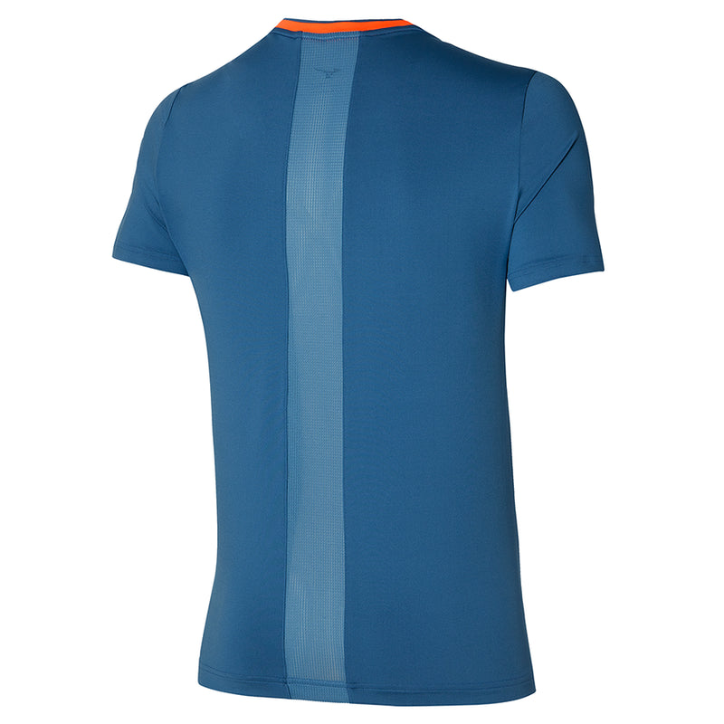 MizunoT-Shirt Shadow Graphic Tee Heren Blauw