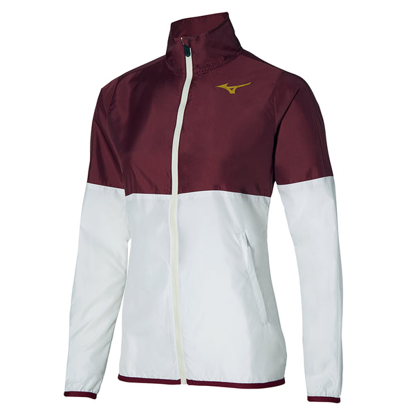 Mizuno Printed Jacket Dames Rood Wit