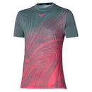 Mizuno T-Shirt Shadow Graphic Tee Heren Grijs