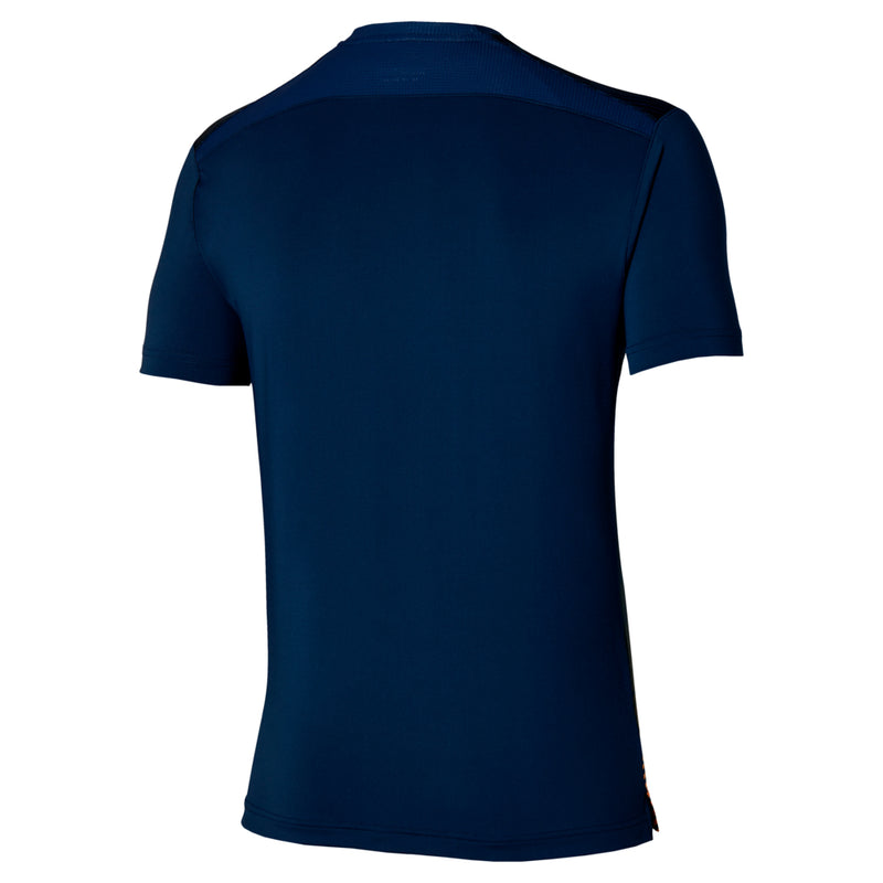 Mizuno T-Shirt Shadow Graphic Tee Heren Blauw