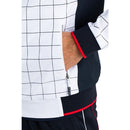 Sjeng Sports Jacket Ilay Heren Wit Navy Rood