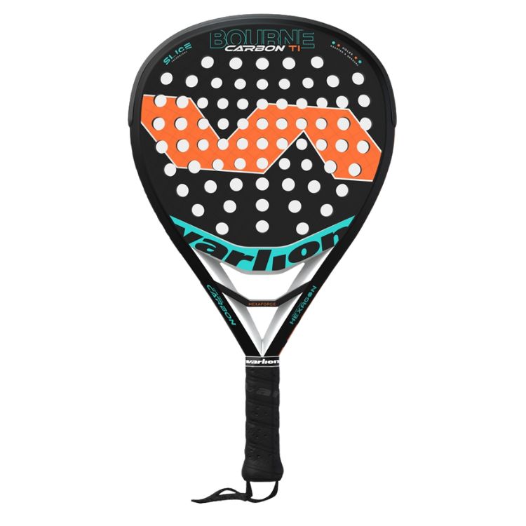 Varlion Padelracket Bourne Carbon Ti Zwart Oranje