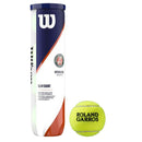 Wilson Tennisballen Roland Garros Official Ball Clay Court Gasgevuld 4 Blik