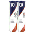 Wilson Tennisballen Roland Garros Clay Court Gasgevuld 4 Blik 2-Pack
