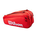 Wilson Tennistas Super Tour 15 Pack Rood Voorkant