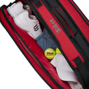 Wilson Tennistas Super Tour 9PK Clash V2.0 Rood Binnenkant