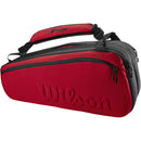 Wilson Tennistas Super Tour 9PK Clash V2.0 Rood Voorkant