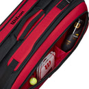 Wilson Tennistas Super Tour 9PK Clash V2.0 Rood Zijkant